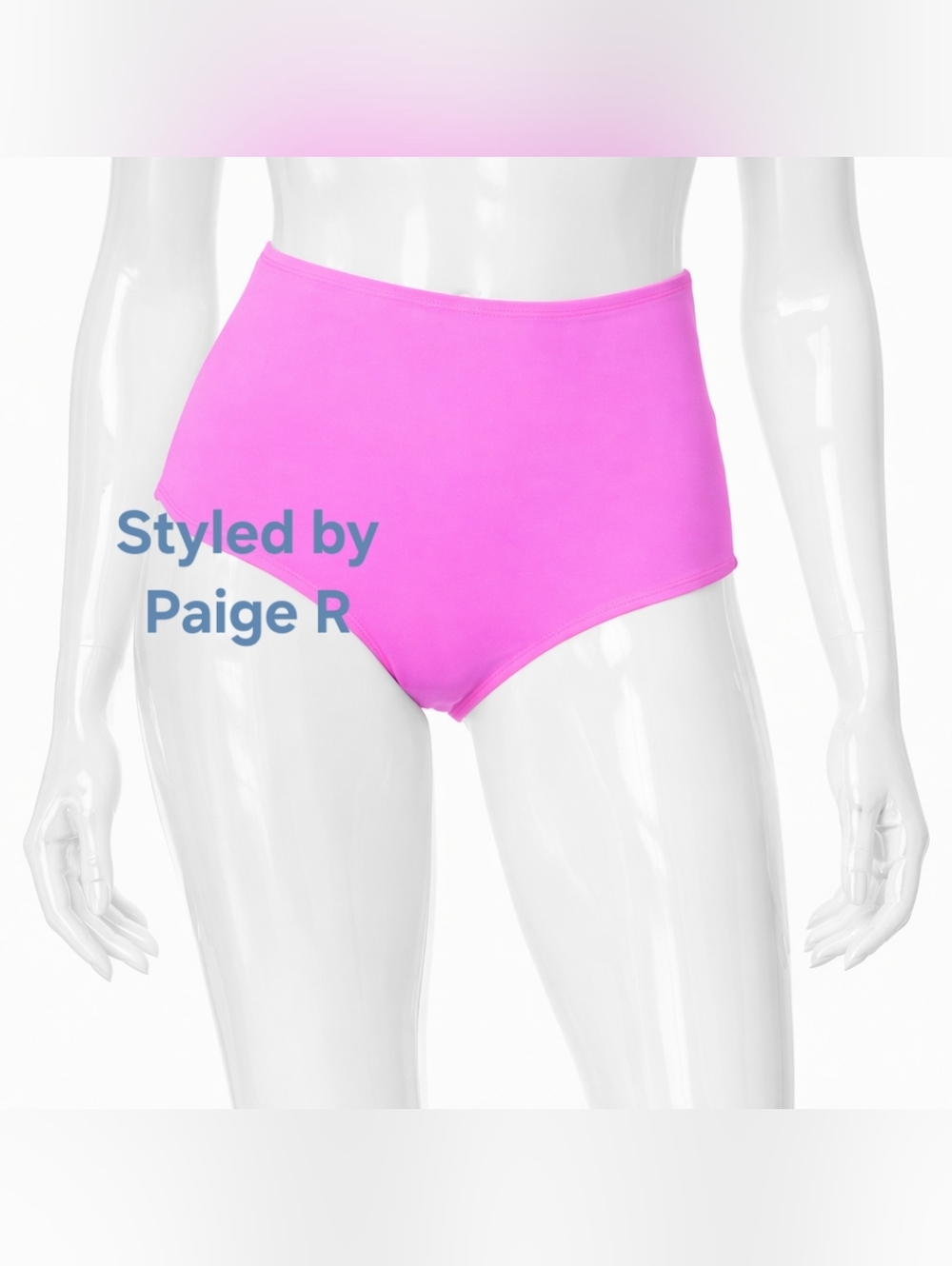 💕NWT SKIMS RARE Swim Cut Out Mid Waist Boyshorts Bikini Bottoms Pink TAFFY M